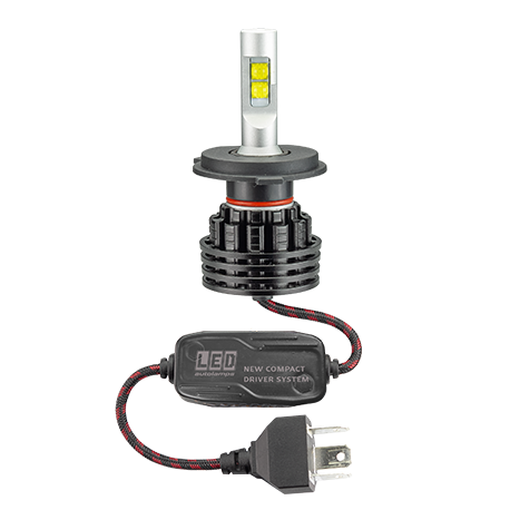 Ampoule H4 BI LED 55/60W LUMILED PREDATOR® 5000LMS CANBUS ALL IN
